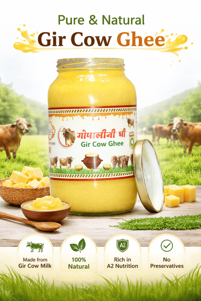 A2 Gir Cow Ghee Benefits in 2026 – Why Gopalini Ghee is the Purest Choice for Healthy Living A2 Gir Cow Ghee by Gopalini Ghee – 100% Pure Desi Ghee