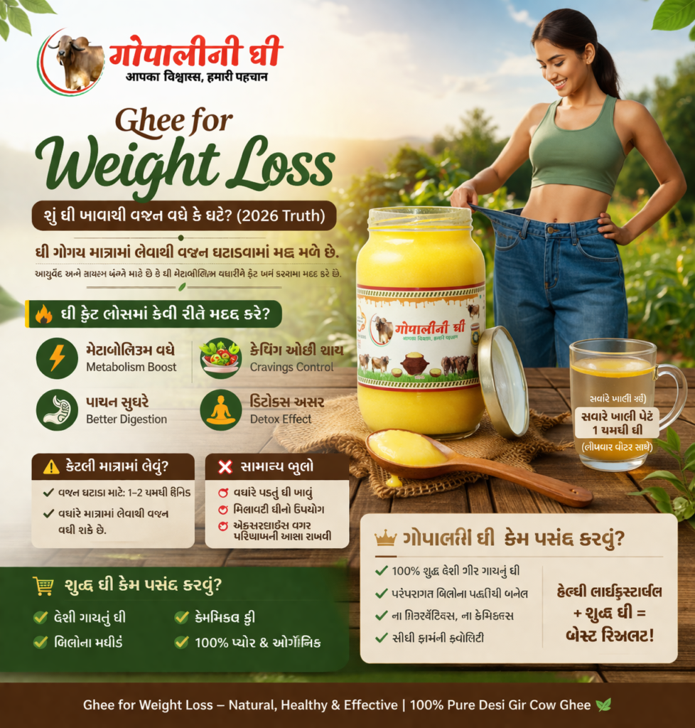 Ghee for Weight Loss Benefits